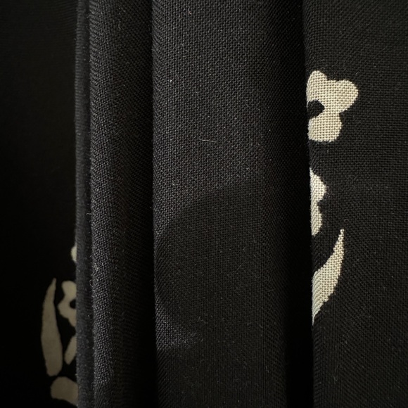 H&M maxi Boho Dress in Black and Ivory Sz M - Picture 4 of 4